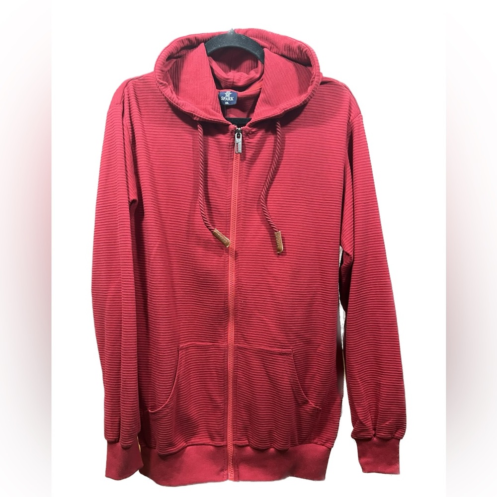 Spark lightweight red hoodie